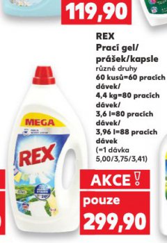 REX PRACÍ PRÁŠEK