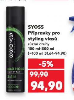 SYOSS P��PRAVKY NA STYLING VLAS�