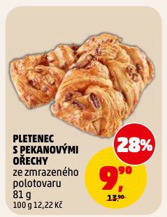 PLETENEC S PEKANOVÝMI OŘECHY