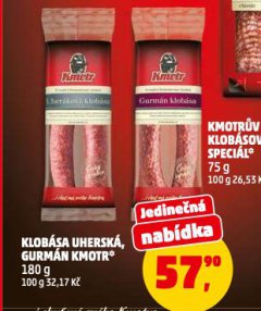 GURMÁN KLOBÁSA KMOTR