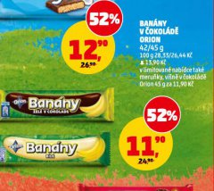 BANÁNY V ČOKOLÁDĚ ORION