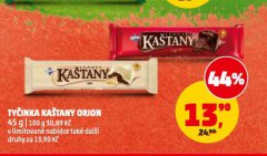 TYČINKY KAŠTANY ORION