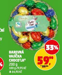 BAREVNÁ VAJÍČKA CHOCO'LA