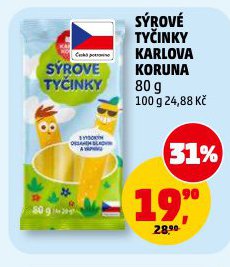 SÝROVÉ TYČINKY