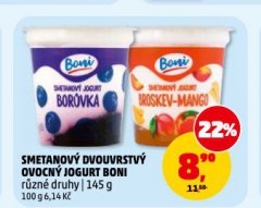 SMETANOVÝ DVOUVRSTVÝ JOGURT