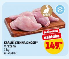 KRÁLIČÍ STEHNA S KOSTÍ