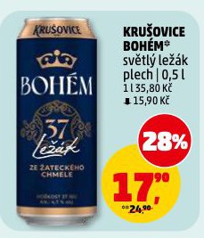 PIVO KRUŠOVICE BOHÉM