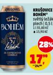 PIVO KRU�OVICE BOH�M