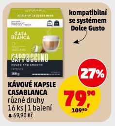 KÁVOVÉ KAPSLE CASABLANCA