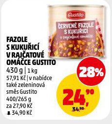 FAZOLE S KUKU�IC� V RAJ�ATOV� OM��CE GUSTITO