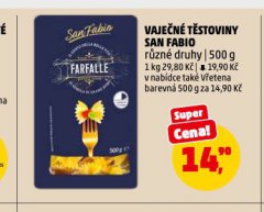 VAJEČNÉ TĚSTOVINY SAN FABIO