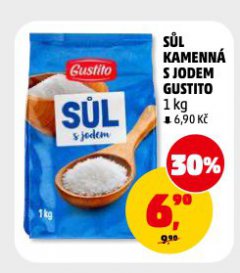 SŮL KAMENNÁ S JODEM GUSTITO