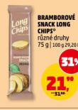 BRAMBOROVÉ SNACK LONG CHIPS