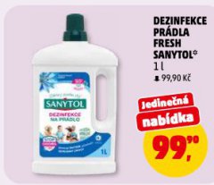 SANYTOL DEZINFEKCE PRÁDLA FRESH