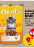 KONZERVA PRO KOČKY MICINKA