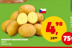 BRAMBORY KONZUMNÍ POZDNÍ