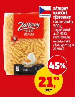 ZÁTKOVY VAJEČNÉ TĚSTOVINY