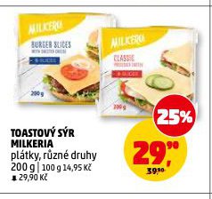 TOASTOVÝ SÝR MILKERIA