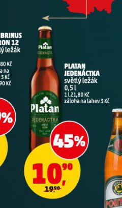 PIVO PLATAN JEDENÁCTKA