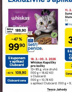 WHISKAS KAPSI�KY PRO KO�KY