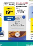 TESCO FINEST MLÉČNÁ ČOKOLÁDA