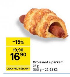 CROISSANT S PÁRKEM