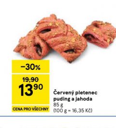 �ERVEN� PLETENEC PUDING A JAHODA