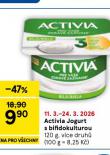 ACTIVIA JOGURT S BIFIDOKULTUROU