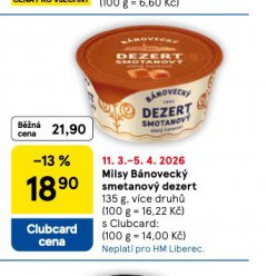 MILSY B�NOVECK� SMETANOV� DEZERT