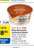 MILSY BÁNOVECKÝ SMETANOVÝ DEZERT