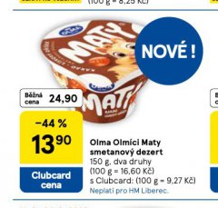 OLMA OLM�CI MATY SMETANOV� DEZERT