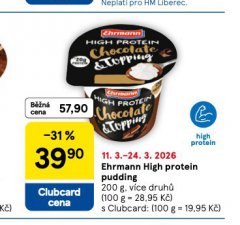 EHRMANN HIGH PROTEIN PUDDING