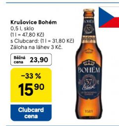 PIVO KRU�OVICE BOH�M