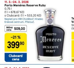 PORTO MEN�RES RESERVE RUBY