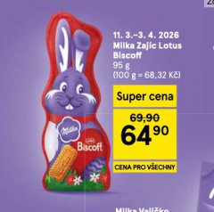 MILKA ZAJ�C LOTUS BISCOFF