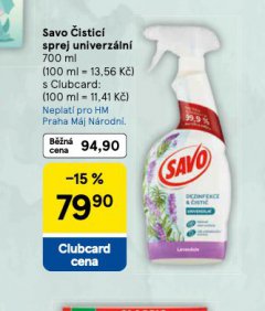 SAVO �IST�C� SPREJ UNIVERZ�LN�