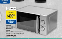 DAEWOO MIKROVLNNÁ TROUBA