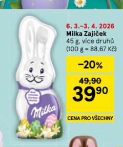 MILKA ZAJÍČEK