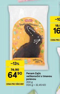 PENAM ZAJ�C VELIKONO�N� S TMAVOU POLEVOU