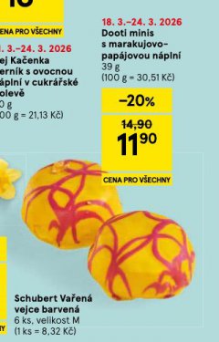 DOOTI MINIS S MARAKUJOVO-PAP�JOVOU N�PLN�