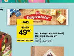 ZOTT BAYERNTALER POLOTVRDÝ ZRAJÍCÍ PLNOTUČNÝ SÝR