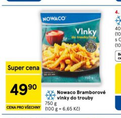 NOWACO BRAMBOROVÉ VLNKY DO TROUBY