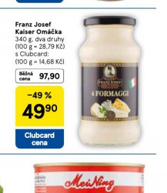 FRANZ JOSEF KAISER OMÁČKA