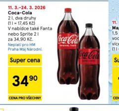 COCA COLA, FANTA, SPRITE