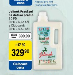 JELEN�KEN PRAC� GEL NA D�TSK� PR�DLO