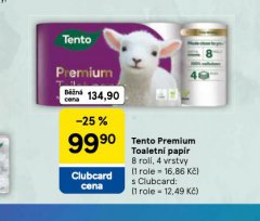 TENTO PREMIUM TOALETNÍ PAPÍR
