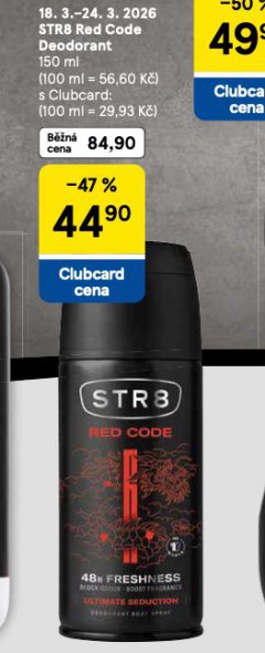 STR8 RED CODE DEODORANT