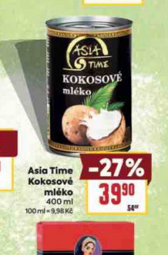 ASIA TIME KOKOSOV� ML�KO