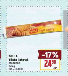 BILLA T�STO LISTOV�