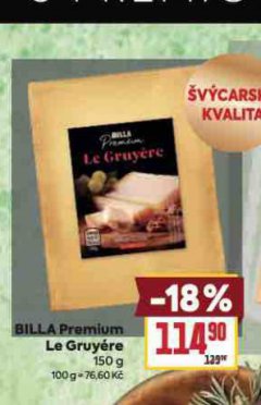 BILLA PRMEIUM LE GRUY�RE